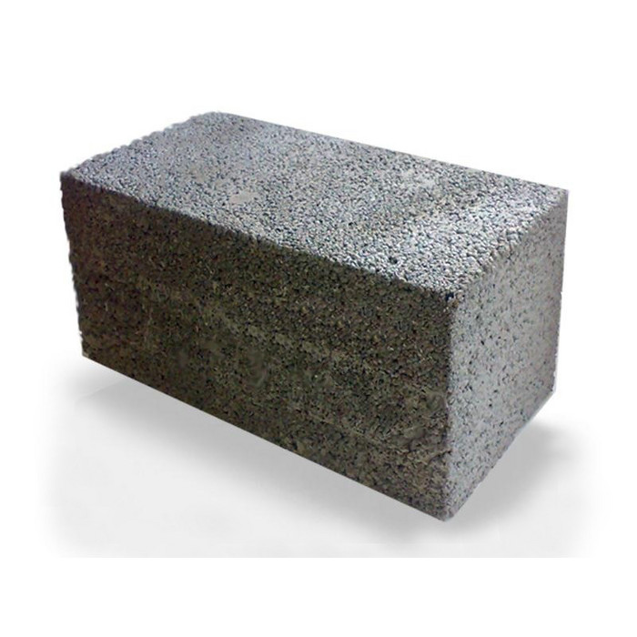 Блок керамзитобетонный полнотелый ПСКЦ-160 D1300 390х160х190